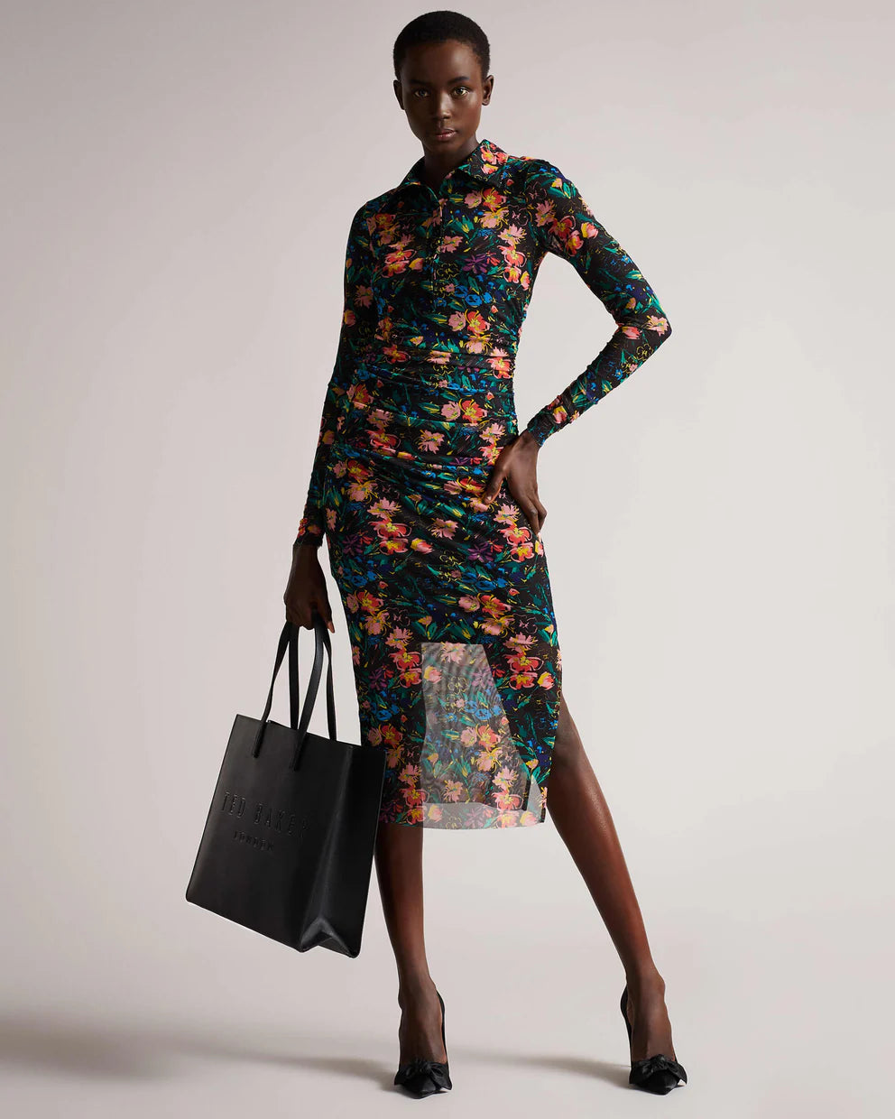 TED BAKER SUKICON: Crosshatch East West Icon Bag