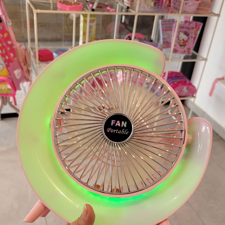 Colourful Portable desktop fan