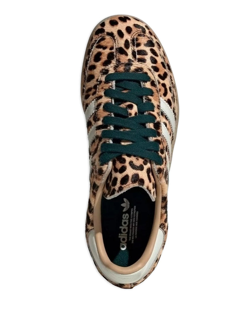 Adidas Samba OG Leopard-Print Three-Stripe Sneaker